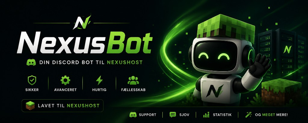 NexusBot — Din Discord bot til NexusHost